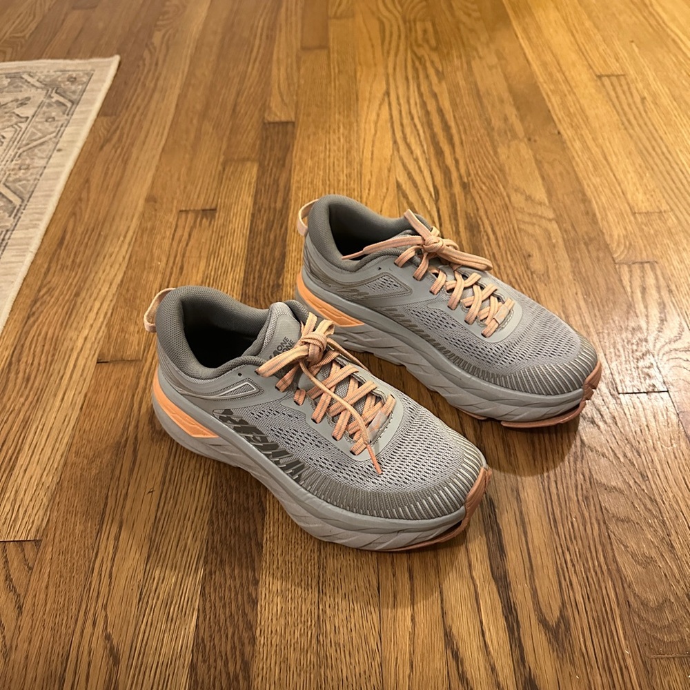 HOKA TENNIS SHOES | GREY SNEAKERS